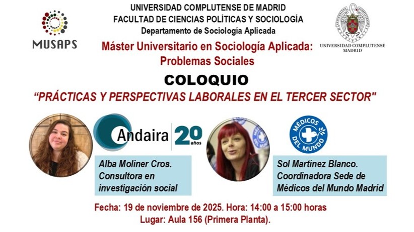 Coloquio: Prácticas y perspectivas laborales en el tercer sector